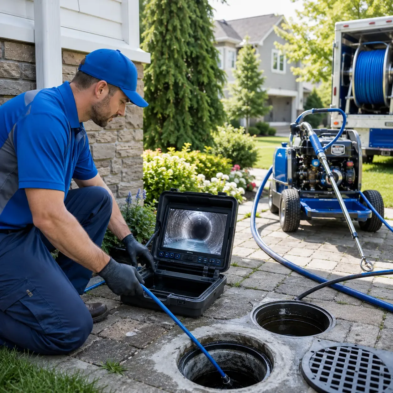 Outdoor drain cleaning professionals serving Croydon, PA